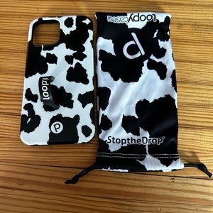 Black & White Cow Print loopy Case - iPhone 12 Pro Max